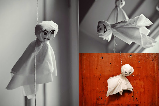 DIY duchové z papírových ubrousků