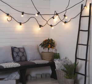 kabel s objímkami na vlastní žárovky - ideální řešení!