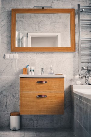 Stylová koupelna Janiny z blogu Cukrfree