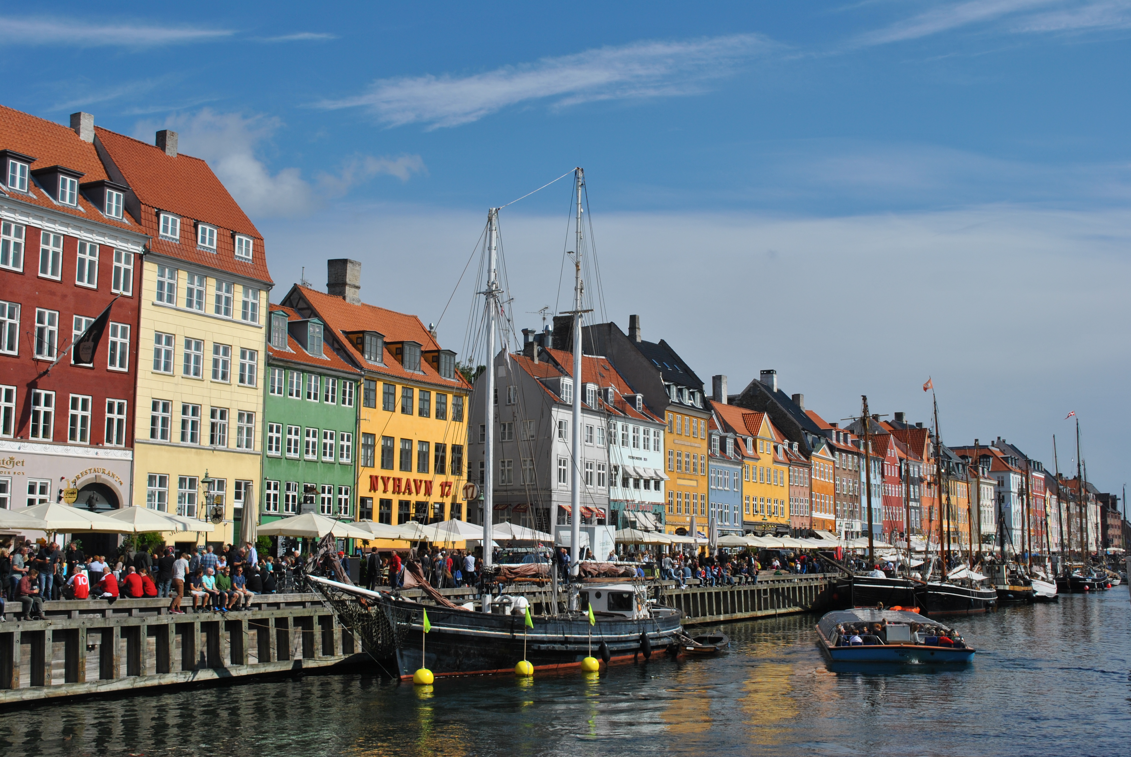 Starý přístav Nyhavn, jedno z nejikoničtějších míst v dánské Kodani