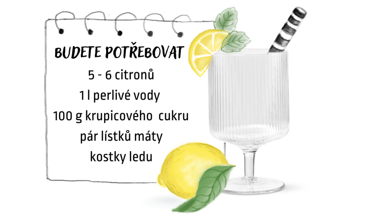 recept na domácí limonádu