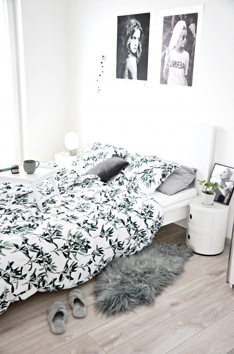 minimalistická ložnice