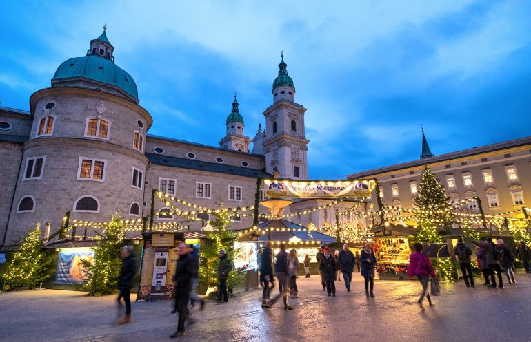 vánoční trhy v Salzburgu