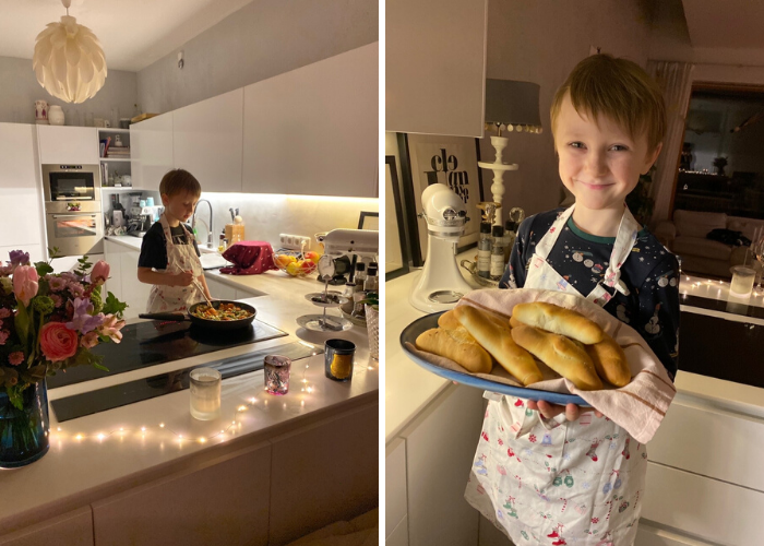vaření a pečení s dětmi