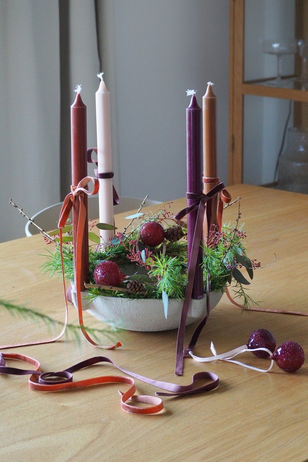 adventní svícen keramický ferm living