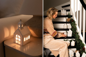 lucerny ve tvaru domecku