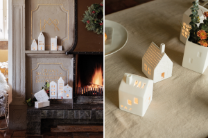 lucerny ve tvaru domečku