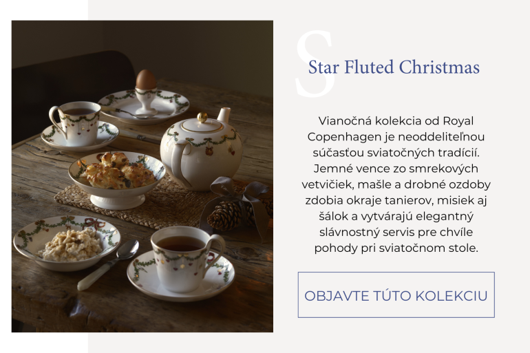 star fluted christmas kolekcia
