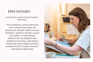 ilustrátorka ema sazama inspirativní ženy v designu pro bella rose